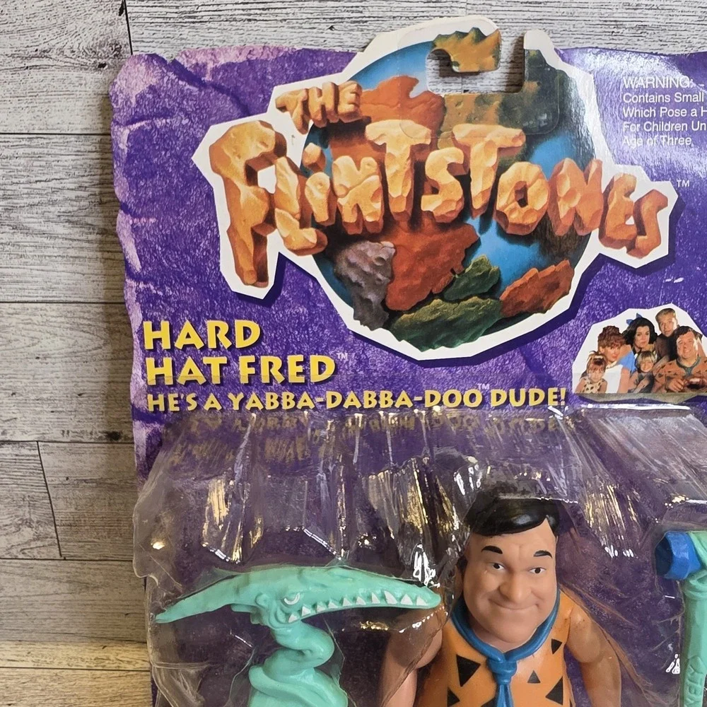 The‎ Flintstones Hard Hat Fred Mattel 11654 NEW Sealed 1993 Package Damage